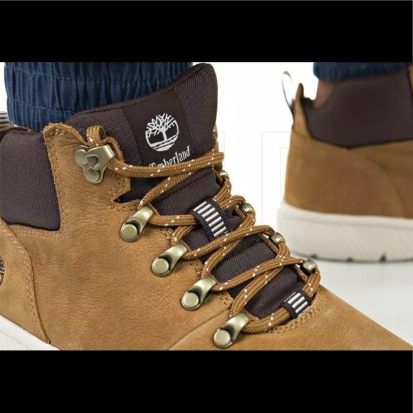 TIMBERLAND MEN'S BOLTERO MEDIUM HIKER WHEAT WANDERER NUBUCK A1R1V - Picture 5 of 6